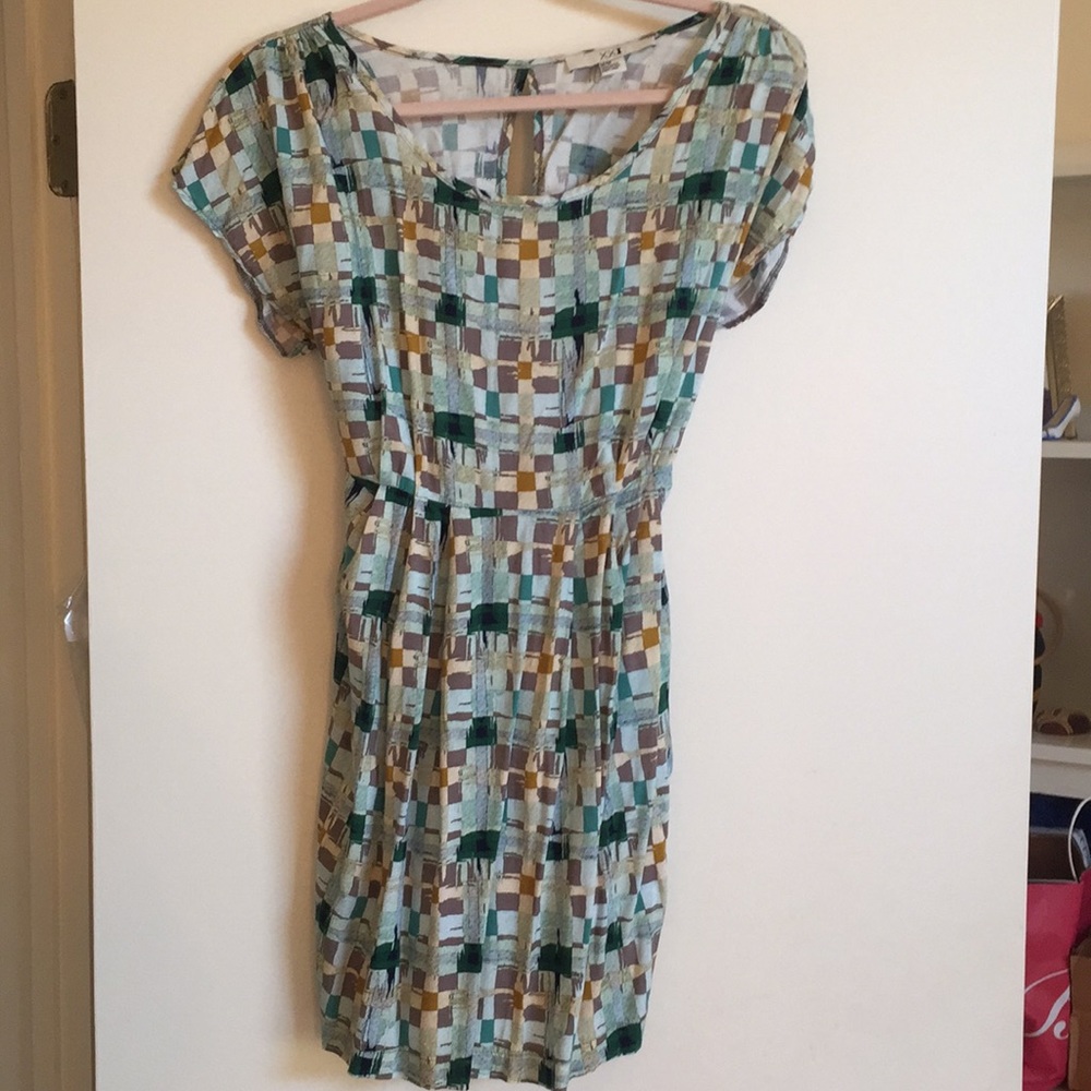 Printed cotton dress with Pockets !